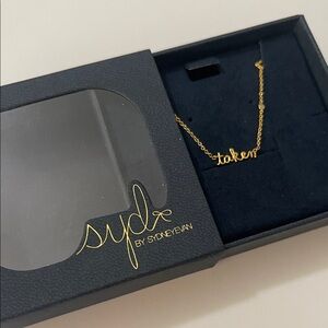 Sydney Evan 14k Gold over Silver 'Taken' Necklace